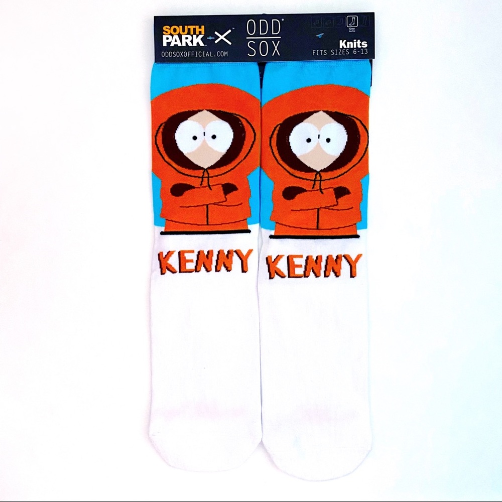 Odd Sox South Park Kenny Crew Socks Mens Womens 90s TV Cartoon Fun Novelty Gift